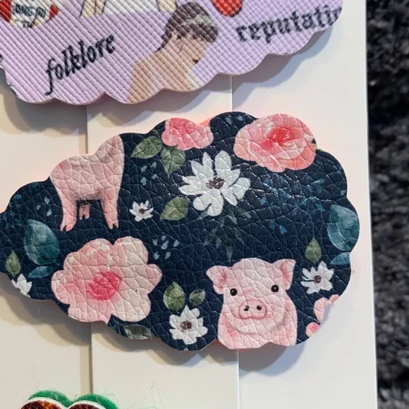 Handmade Hair Snap Clips Set - Multicolor - Picture 3 of 7